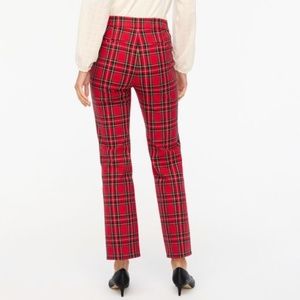 J crew Factory Kelsey Pant Red tartan size 6